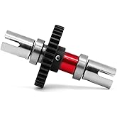 37T Center Spool Set #45 Steel for Arrma Felony Infraction 6S Limitless Upgrade Parts (Red)