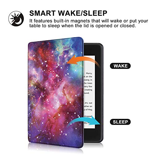 UUcovers Kindle Paperwhite (Only Fit for 2018),All-new Paperwhite 10th generation Slim Auto Wake/Sleep for Amazon Kindle E-reader -Galaxy