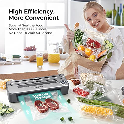MCJOY Vacuum Sealer Machine, Operation Automatic Food Sealer Machine for Food, Support