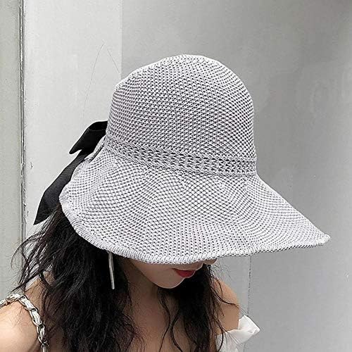 麦わら帽子 折り畳みハット 日除け帽子 女優帽子 予約販売品 レディース 通気発汗 つば広 夏 春 旅行 Uvカット おしゃれ