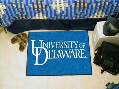 FANMATS Delaware Sports Team Logo Starter Rug 19"x30"
