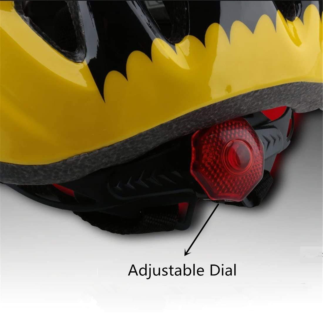 Kids Yellow-Black Bicycle Bike Cycling Skating Scooter Helmets Protective Gear for Toddler Child Children,Ultra-Light Outdoor Kids Safety Helmet for Boy Girl Pupil Age 3-5 5-7 8-10