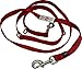 ActiveDogs Hands Free 7' Crossbody Premium Service Dog Leash w/Heavy Duty Chrome Do Not Pet ID Tag - Red