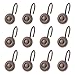 Elegant Home Fashion Shower Hooks, Circle, Oil Rubbed Bronze