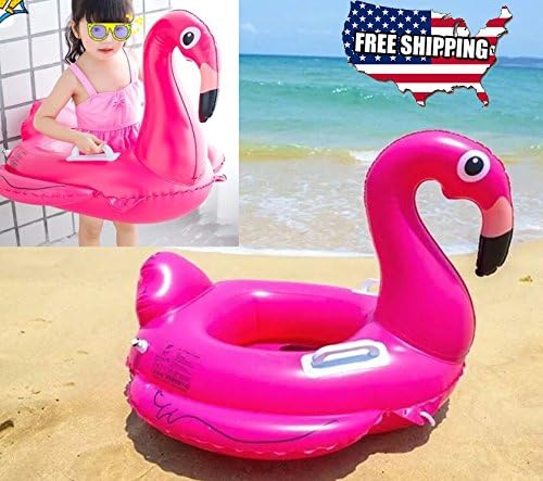 Flamingo baby kids toddler inflatable pool floats raft Boat tube ring Perfect pool Toy