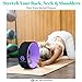 UpCircleSeven Yoga Wheel – [Pro Series] Strongest & Most Comfortable Dharma Yoga Prop Wheel, Perfect Accessory for Stretching and Improving Backbends, 12 x 5 Inch Basic (Purple)thumb 3