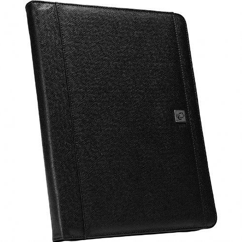 Caseit Executive Zippered Padfolio with Removable 3Ring Binder and