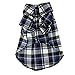 CXB1983(TM) Cute Pet Dog Puppy Clothes Shirt Size XS/S/M/L Blue Red Color (XS, Red)