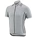 Louis Garneau - Men's Lemmon 2 Lightweight, Short Sleeve, Full Zip Cycling Jersey, Heather Gray, X-Large