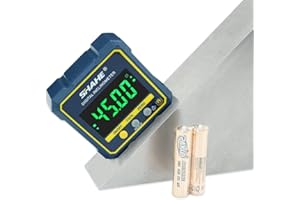 SHAHE Digital Angle Gauge Magnetic Protractor Inclinometer Level Angle Finder Angle Cube Level Box with Magnetic Base and Backlight