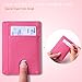 Borgasets Slim Minimalist Wallet Front Pocket RFID Blocking Leather Credit Card Holder for Men Women Cross Rose
