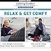 Calming Comfort Reversible Cooling Weighted Blanket by Sharper Image- Dual Sided Viscose Bamboo & Soft Velveteen for Hot & Cold Sleepers, Heavy Blanket for Adults, BPA-Free Microbeads- 12 lbs, Grey