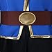 FREE BEAUTY Blue Boys Prince Charming Costume-Kids Halloween Christmas Party Cosplay Prince Costumes with Belt (XS)