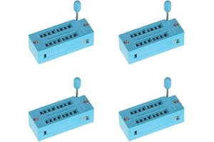 Ximimark 4Pcs ZIF 16-pin 16 Pins Test Universal IC Socket 16 Pin DIP Integrate Socket NARROW