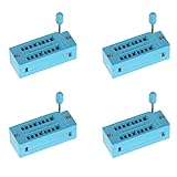 Ximimark 4Pcs ZIF 16-pin 16 Pins Test Universal IC