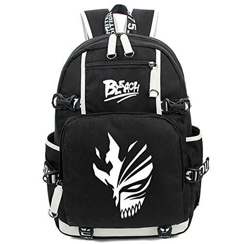 Siawasey Anime Bleach Cosplay Luminous Bookbag Backpack Shoulder Bag School Bag