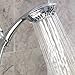 Aqua Elegante 6 Function Luxury Handheld Shower Head - Adjustable Pressure Rainfall Spray With Removable Nozzle For The Bathroom, Chrome