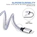 EverDigi iPhone Cable, 3ft 6ft 10ft Charger Nylon Braided 8pin Lightning to USB Charging Cord for iPhone7, 7 Plus, 6s, 6s Plus, 6, 6 Plus, 5 5S, 5C, SE, iPad and iPod(White, 3 pack)