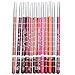 NYKKOLA Women's Professional Lipliner Waterproof Lip Liner Pencil 15CM 12 Colors And Lip Brush