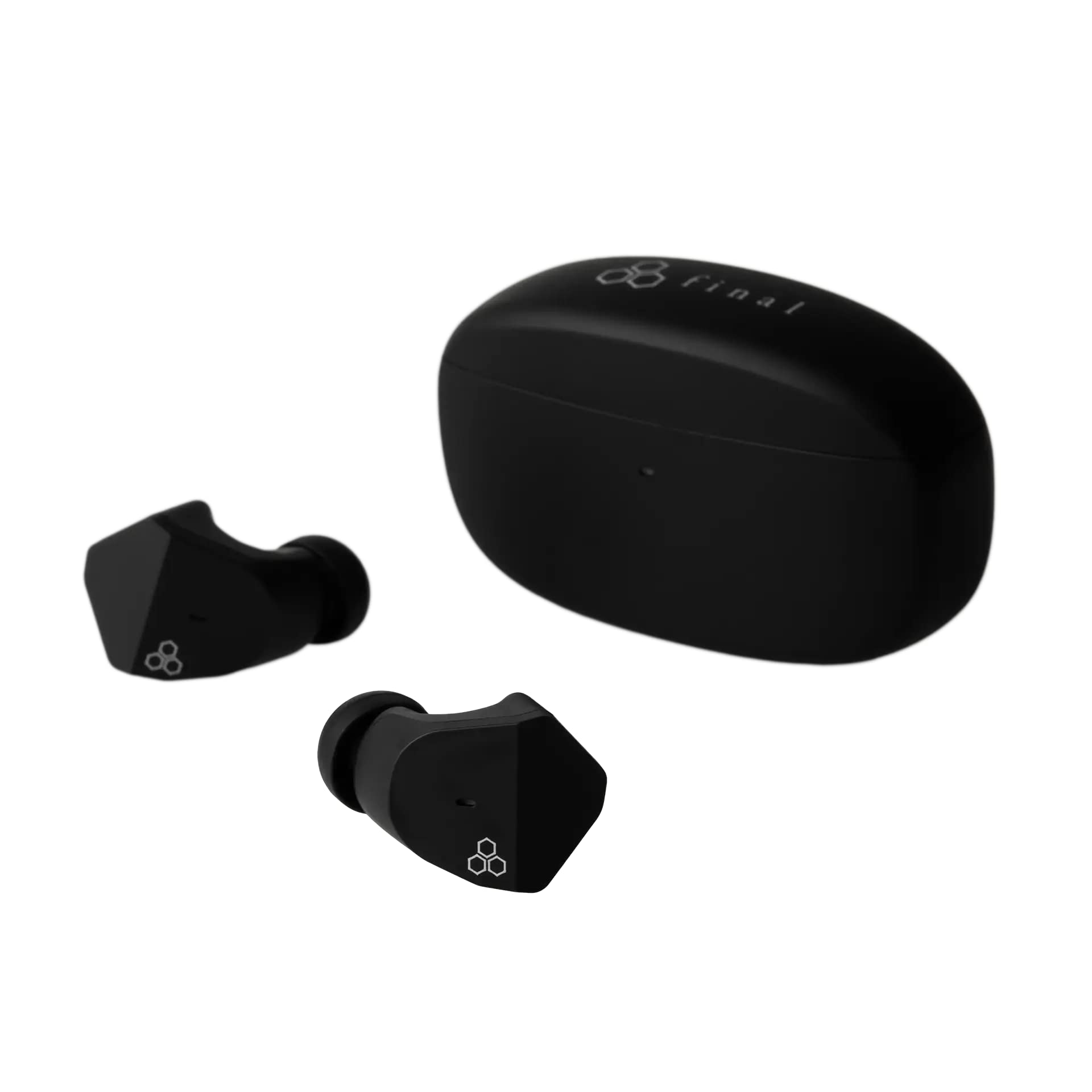 final ZE2000 - True Wireless Earbuds - Maximum 35 Hours Music Playback - IPX4 - aptX Adaptive - Touch Sensor - Support Lossless Music Format - Auto Pairing - Designed in Japan (Matte Black)