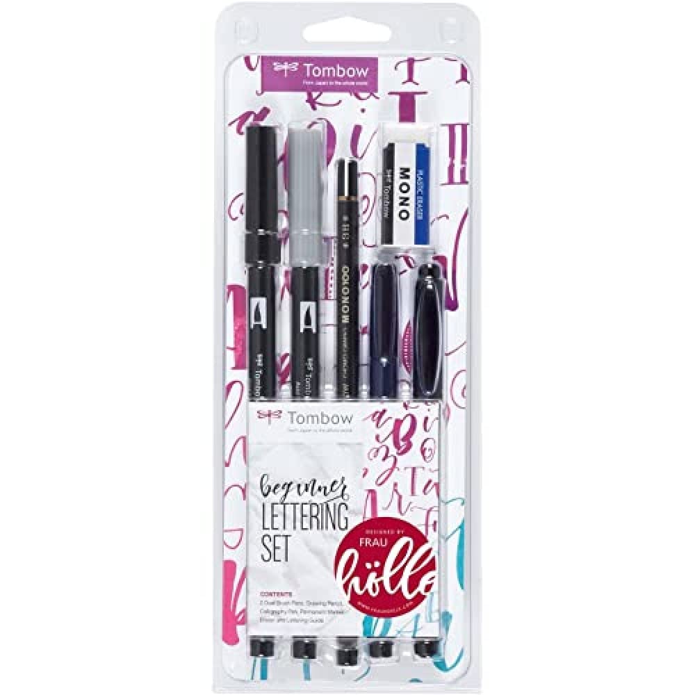 Tombow Beginner Hand Lettering Set, black