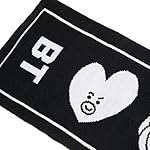 BT21 Official Merchandise by Line Friends - Slogan Fashion Scarf for Women and Men BT21 Official Merchandise by Line Friends - Slogan Fashion Scarf for Women and Men