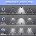 Solar Lights Outdoor, SONATA Solar Motion Sensor Light Outdoor, Upgraded 3 Optional Modes Security Motion Sensor Lights, IP65 Waterproof, 270 Degree Wide Angle LED Solar Light for Front Door, Driveway
