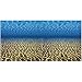 Vepotek Aquarium Background Ocean Seabed /Coral Reef Double sides (48WX24H)
