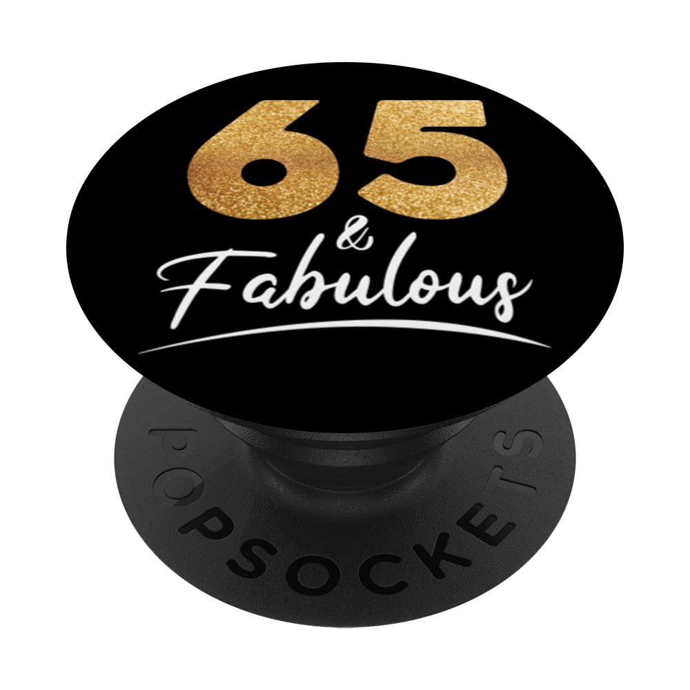 65th birthday sweet Outfit women | Fabulous PopSockets Adhesive PopGrip