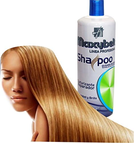 MAXIBELT-Gusano de seda Shampoo / silkworm shampoo not salt, ingredients: semi de lino and vit E and 33.3oz