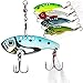Sougayilang Spinner Spoon Blade Swimbait Freshwater Saltwater Fishing Tackle Lures and Baits-4pcs