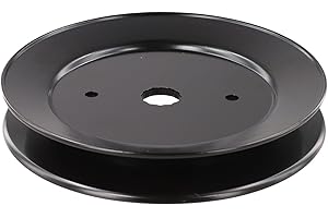 Lawn Mower Main Shaft Pulley for Compatible Models 195945, 197473, 532195945, 532197473 — Heavy-Duty Metal Spindle Pulley Rep