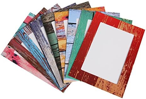 Questionno 7inch DIY Photo Wall Creative Wood Frame Paper Hanging Album Combination
