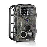 ICOCO Hunting Trail Game Camera, Motion Activated Camera 12MP 1080P HD 120 Degree  Wide Angle Infrared Night Vision 42pcs IR LEDS 2.4 Inch LCD Screen Camera IP54
