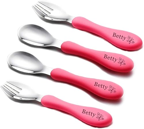 personalised childrens knife and fork set