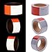 DOT-C2 Safety Tape Reflective Tape Auto Car Red and White Adhesive Ultra Bright Honeycomb Polygonal Reflective Strip(2