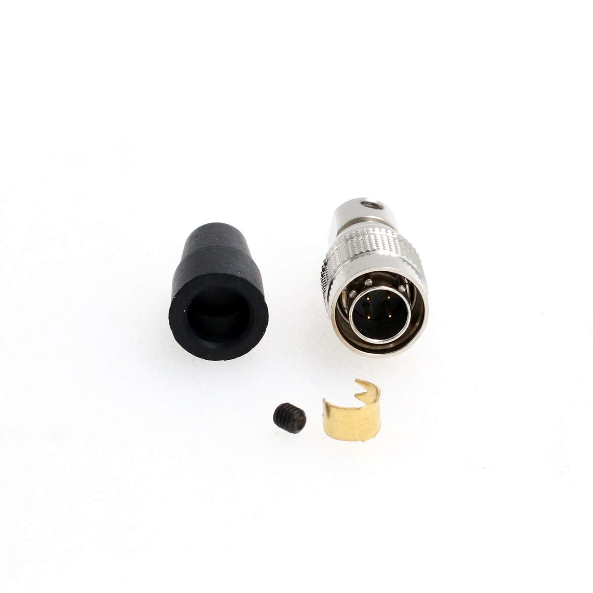 SZRMCC Hirose HR10A-7P-4P 4 Pin Male Connector Plug for Sound Devices Zoom F4 F8 ZAXCOM Sony Industrial Camera (4 Pin, Male)