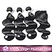 7a Grade Unprocessed Human Hair Virgin Hair Body Wave Free Part Lace Closure Brazilian Body Wave with 4 Bundles Hair Weft