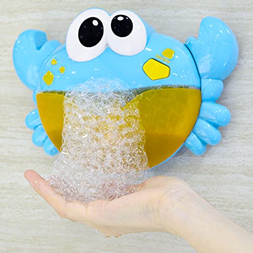 Erlsig Bath Bubble Machine for Kids, Crab Bubble Maker Machine with