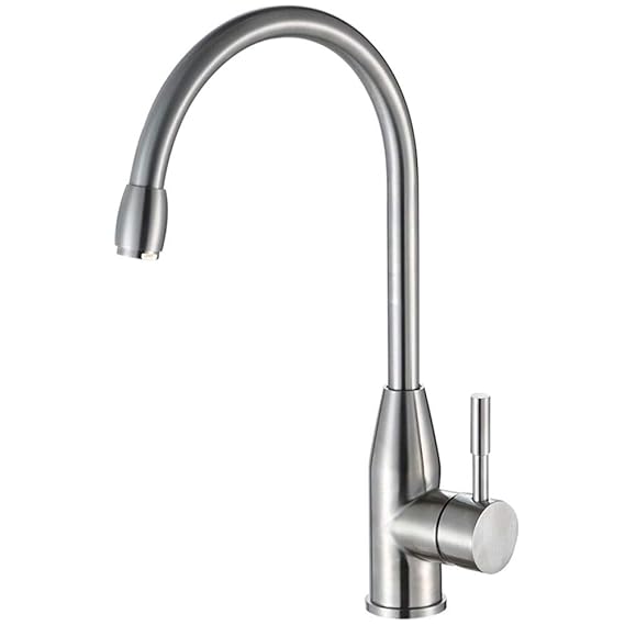 Kitchen Faucet Drinking Water Filter Tap Long Reach Chrome Neck
