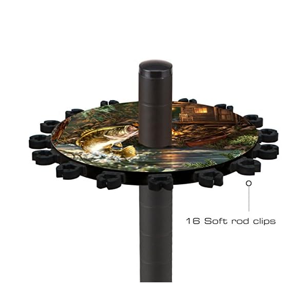 Rush-Creek-Creations-Bass-Round-16-Fishing-Rod-Storage-Rack