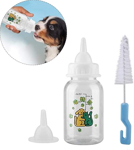 Puppy Kitten Feeding Bottle Pet Nurser Nursing Bottle Set for Puppies