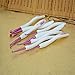 WIN Crochet Hooks Set,8 Pcs Plastic Aluminum Crochet Handles Needles Sweater Weave Knitting Tools (Pink)
