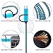USB Type C Cable 5Pack 6Ft USB C 2in1 Cable [Micro USB & Type C] Nylon Braided Fast Charger Cord for Samsung Galaxy A17 A16 A36 A56 S25 Ultra S24 FE S23 S22 S21 Note20 LG V60 V50 Pixel 10 9 8a 8 7 Pro