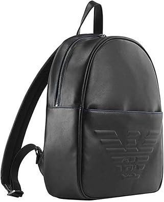 Amazon Co Jp エンポリオアルマーニ バックパック Y4o163 Yg90j Zaino Pu Liscio Backpack マキシロゴ リュックサック Nero 並行輸入品 シューズ バッグ