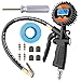 Yome Digital Tire Pressure Gauge 100 PSI Air Chuck Inflator and Compressor Accessories Heavy Duty Accurate with Rubber Hose, Quick Connect Coupler and Backlit LCD Display, Car, Truck, Auto Tool