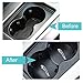 monochef Auto Sport 2.75 Inch Diameter Oval Tough Car Logo Vehicle Travel Auto Cup Holder Insert Coaster Can 2 Pcs Pack (Fit Ja guar)
