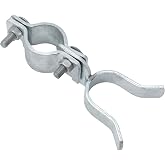 VIVIDA Chain Link Gate Latch 1-3/8", Fence Gate Fork Latch, 1 PCS | Galvanized Fence Gate Lock, For 1-3/8" OD Pipe, Chain Link Fence Parts, Bolts &amp; Nuts Included