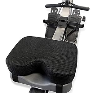 Amusingtao Rowing Machine Gel Seat Cushion,Rowing Crew Boat Seat Pad With Thicker Memory Foam,Also Works with Recumbent…