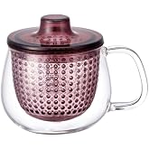 KINTO 22914 UNITEA Unimag, 11.8 fl oz (350 ml), Wine Red, Heat Resistant Glass